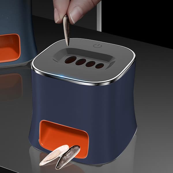 Automatic Electric Nutcracker with Safety Protection - USB Rechargeable, ABS & Stainless Steel, Easy to Clean, Portable for Kitchen Use