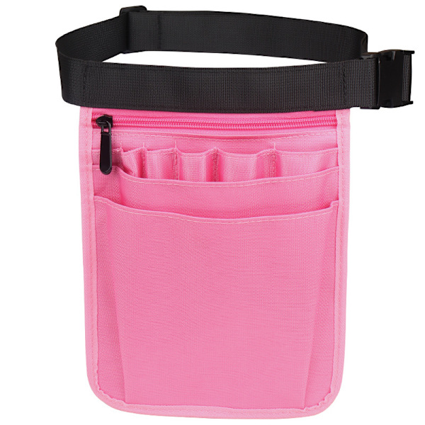 Professionel 2-delt Sygeplejerske Organizer Pakke - Sort + Pink