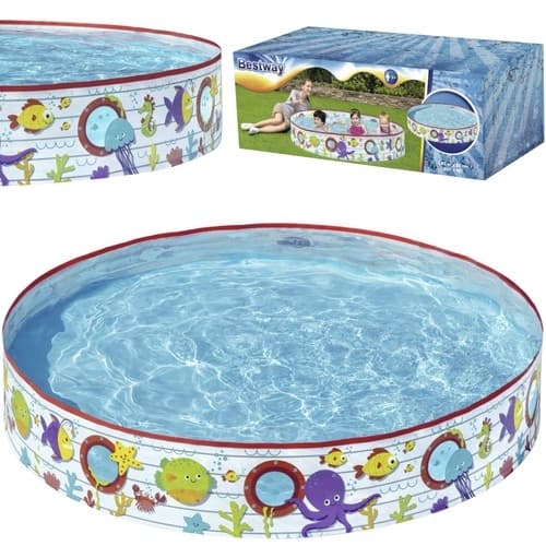 Barnpool / Pool / Badpool för barn - 152x25 cm[ht]