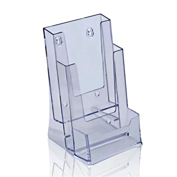 Gennemsigtig plakatstander til visitkort Brochureholder Brochure Skrivebordsdisplayholder null - A