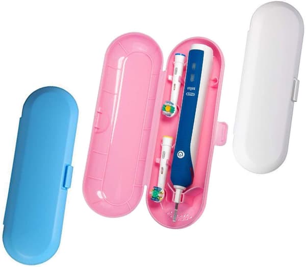 3-pack (Blå, Rosa och Vit) Universal Elektrisk Tandborsthållare
