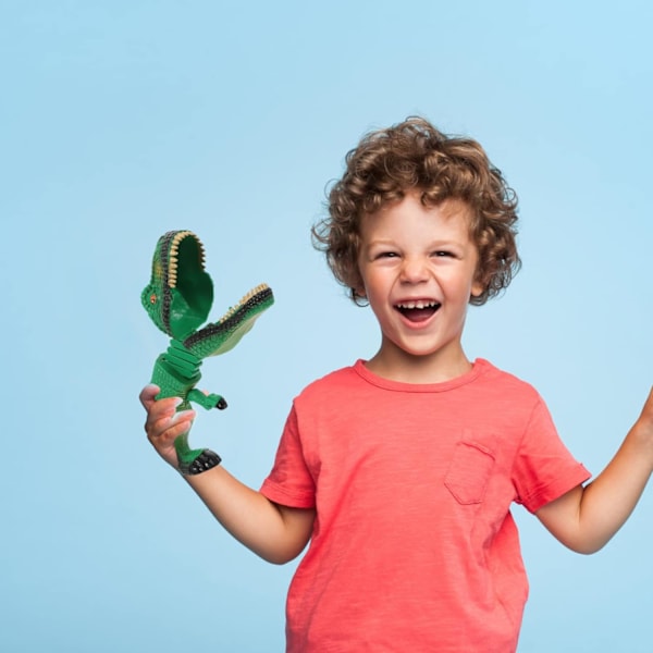 Hungrig Dinosaurie-Greppdocka: Dino Leksak Små Dinosauriefigurer T-Rex Spel Spel Snapper Dinosaurie Leksaker för Pojkar Flickor