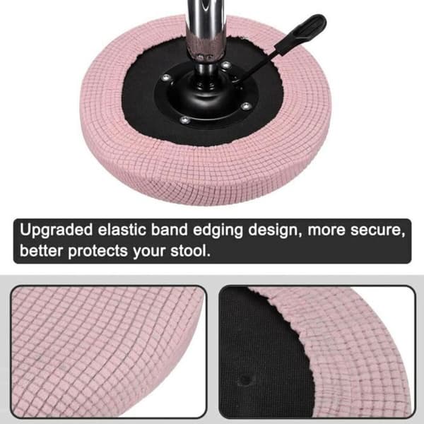 2-pack pallöverdrag – Tvättbara, elastiska, slitstarka – För bar, vardagsrum – 30-36 cm rosa