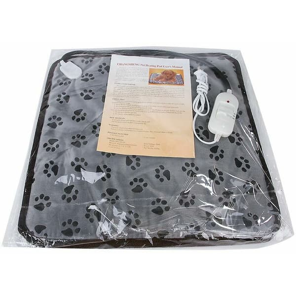 Pet Heating Pad, Heating Mat, Waterproof Heating Blanket, Chew-Proof Steel Cable 45*45cm-FF-