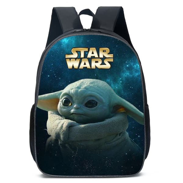 Star Wars Mandalorian Yoda Baby Ryggsäck-Y för Studenter
