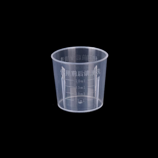 20/30/50/300/500/1000ML Plastmätkopp Kanna Hällpip Su 20ml