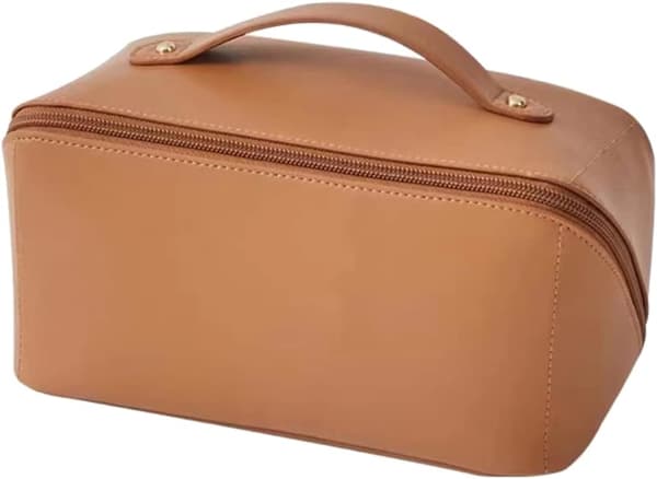 Stor kosmetisk veske (Mokka) brun brown