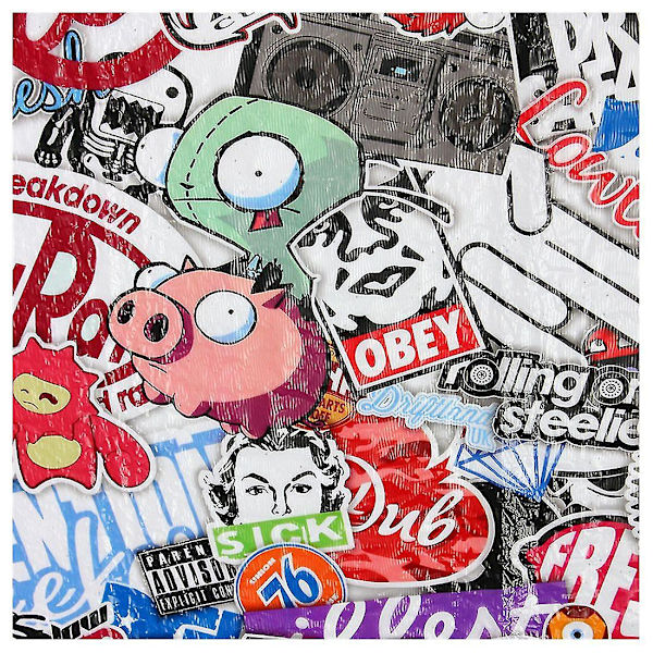 Vedensiirtotulostuskalvo Hydrographics Hydro Dipping -setti Pig Recorder Graffiti 0,5 * 2 m