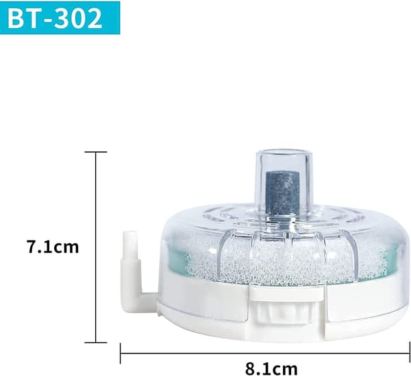 Akvariefilter med luftsten, svampefilter til akvarium