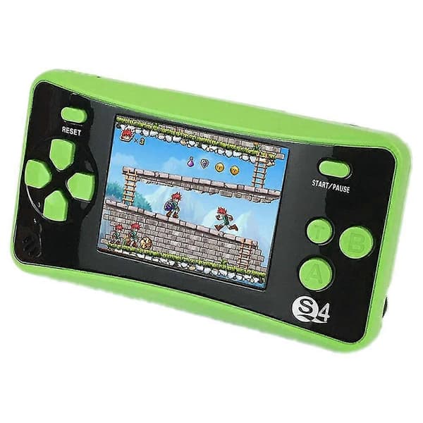 Portable Handheld Game Console For Kids, System Game Consoles Player Great Birthday Gift Green