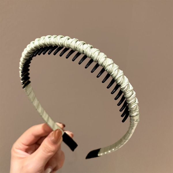 Mode hår Accessoarer Hårband pannband för kvinnor/tjejer Halkfritt hårband Comfy Hair Hoop Hartständer Kam (3 färger)