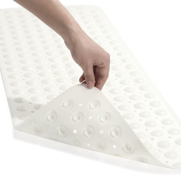 Kylpyhuonematto Kylpymatto Valkoinen White