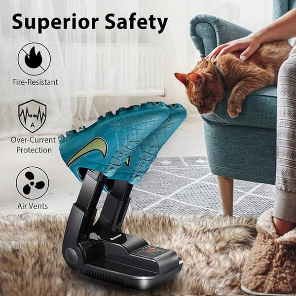 Shoe Dryers, Portable Adjustable Racks & Timers