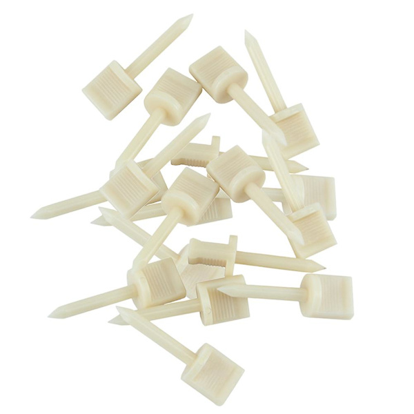 20 st 6,5 cm Målnål Professionell Plast Bågskytte Fast Målnål Utomhus Skytte Tillbehör (beige)Beige6.5X2.2X2.2CM Beige 6.5X2.2X2.2CM
