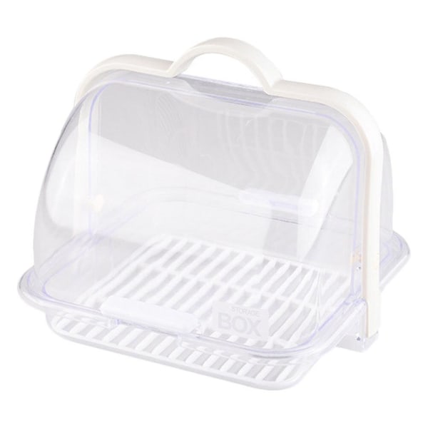 1 kpl maitopullon tyhjennysritilä leipäpöytäastioiden säilytyslaatikko Kannettava puhdistuslaatikko läpinäkyvä väri21X21cm Transparent Color 21X21CM