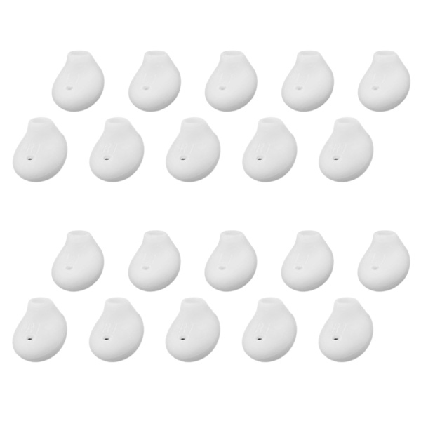 In-ear silikon ørepropper Tips Skall til Samsung Galaxy S6/S7, Note5/Note7 Hvit Hvit White