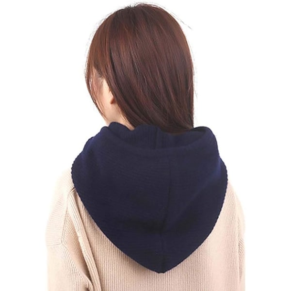 Dame Balaclava Hue Vinter Kasmirstickad Hat Ski Mask Ski Hat Udendørs (Nary) Nary