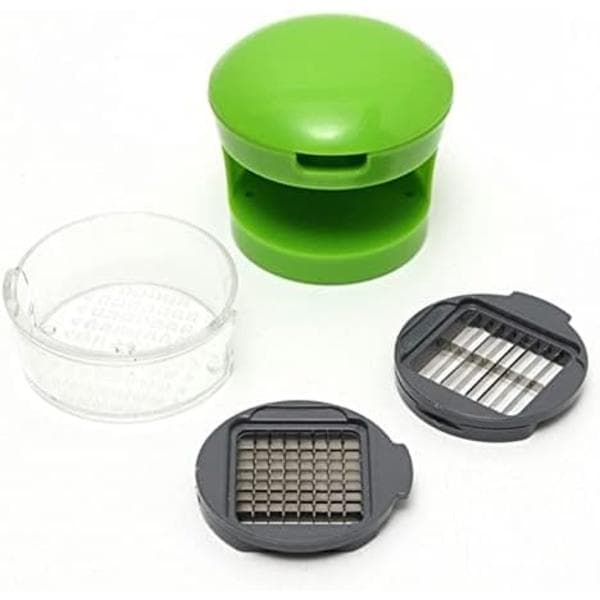 Garlic Press, Mini Portable ABS Stainless Steel Garlic Press Chopper Slicer Hand Press Grinder Crusher Kitchen Accessory