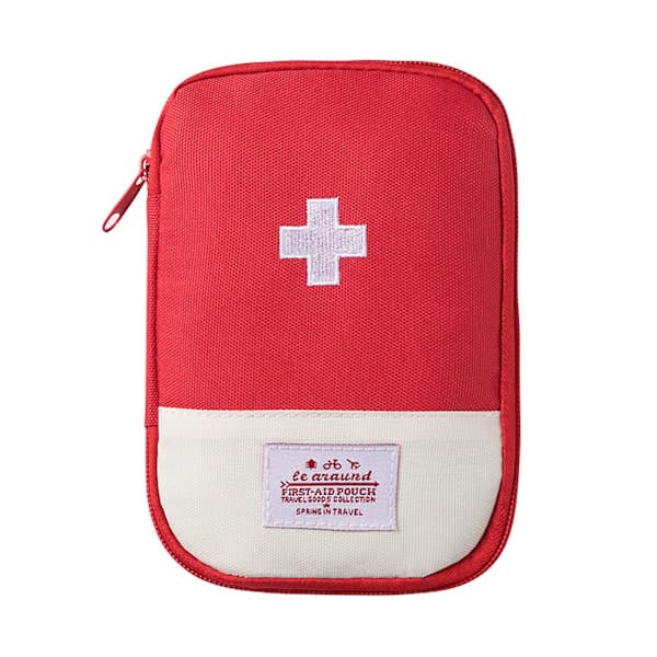 Medicine Storage Bag Mini Empty Emergency Medicine Bag for Emergencies Red Small Small Red