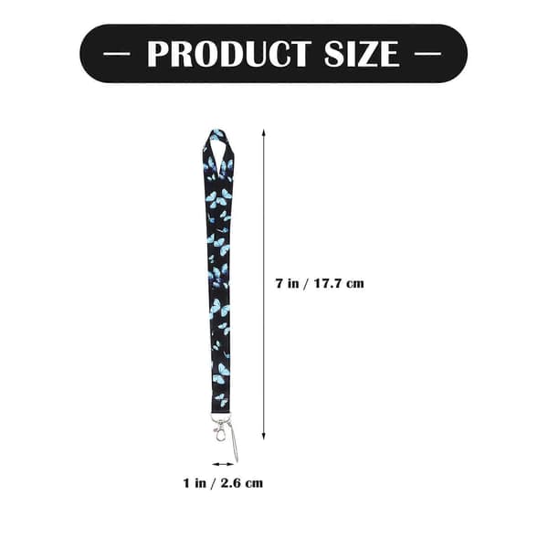 5 pcs Phone Camera Lanyard Creative Work Card Hanging Rope Phone Pendant Decor