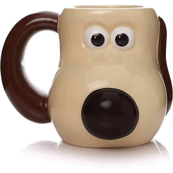 Half Moon Bay Gromit Mugg | Wallace och Gromit Mugg | Rolig Stor Mugg | Wallace och Gromit Presenter | Roliga Presenter för Män