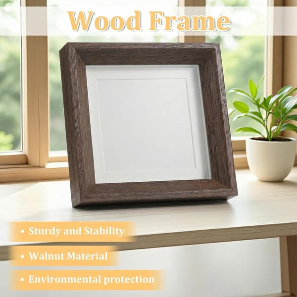 4x4 Shadow Box billedramme, lille bryllup,