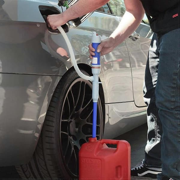 Automatic Liquid Transfer Pump, Electric Siphon Pump with Flexible Suction Hose System, Portable Pump for Water, Fuel, Gas and More Liquids (D-4-)
