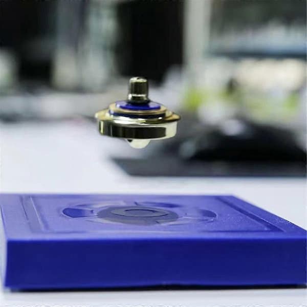 UFO Levitation Magnetic Floating Rotatable Desk Decompression Rotating Gyroscope Antistress