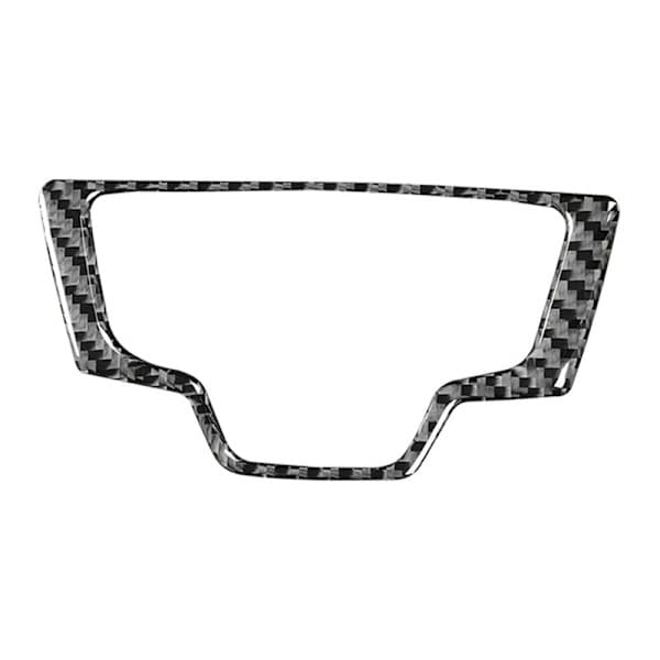 Karbonfiber interiør girskiftknapp panel dekalsett for Audi-A6 2012 2013 2014 2015 2016 2017 2018 venstrestyrt