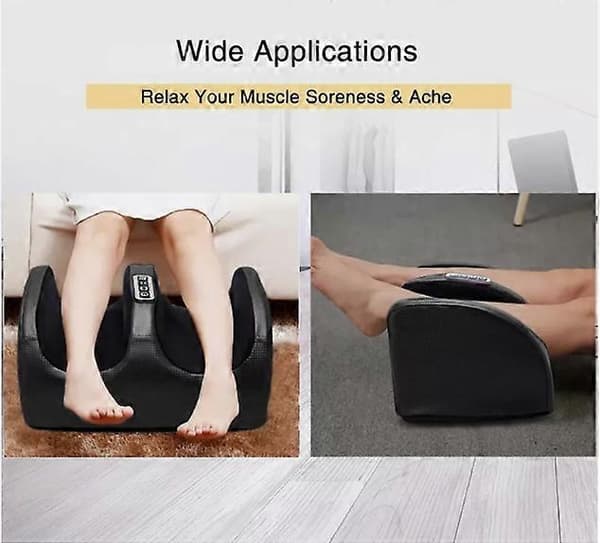 Shiatsu Foot Massager for Comprehensive Relaxation, Multifunctional Massage with Heat, Adjustable Intensity, Automatic Timer, Perfect for Home Spa