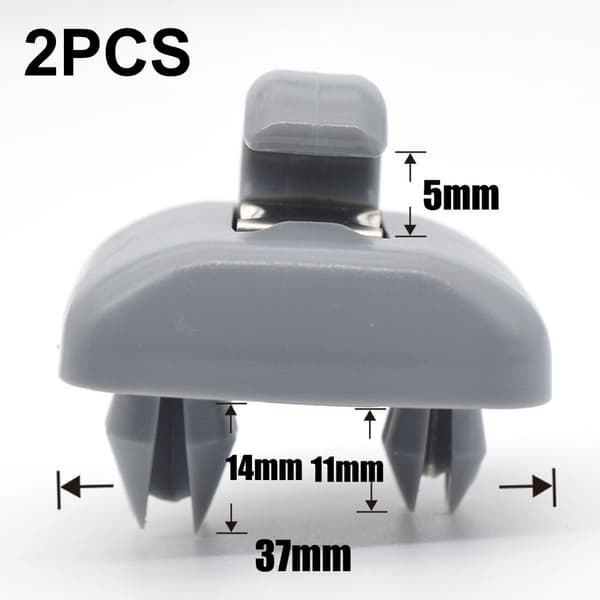 2x Solskærmsholder til Audi A1 A3 A4 A5 Q3 Q5 B6 B7 B8