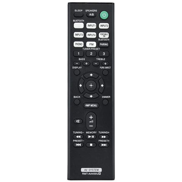RMT-AA400U for STR-DH190 STR-DH590 STR-DH790 AV Remote Control Replacement