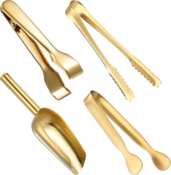 4 Stykker istænger og til fest (guld) guld Gold