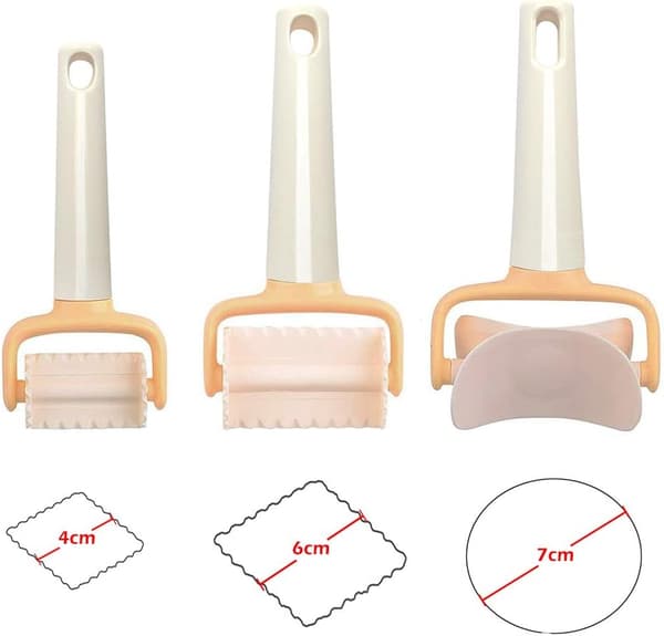 Cookie Cutters Set, 3 Dough Molds Cookie Cutters, Round Square Rectangular Gear Multifunction Cutter Kitchen Utensils Baking Tools