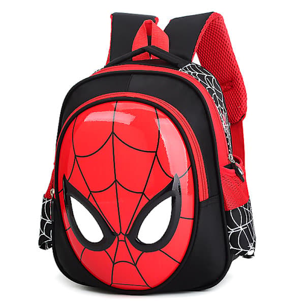 Barn Barn Gutter Spiderman Ryggsekk Skole Bokveske Mørkeblå Dark Blue