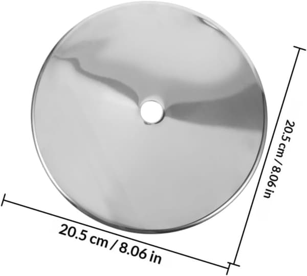 2 stk. induktionsspredeplade Induktionskomfur tilbehør 8.66x8.66x0.39 tommer