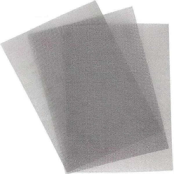 6 stk. Stålnet (300x210mm) Skærmnet 304 Rustfrit Stål Gnavernet Myggenet til Døre Dugnet