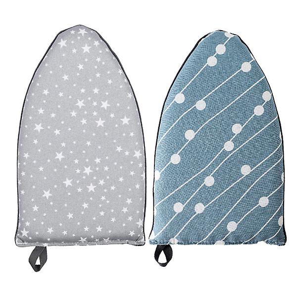 2 stk Foldbare Dampstrykejern Håndkle Klær Dampstryke Håndkle Dampstryke Håndkle Assortert Farge Assorted Color 25x15cm