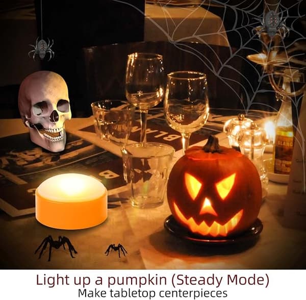 2-delt gresskarformet Halloween LED-lampe med fjernkontroll, b