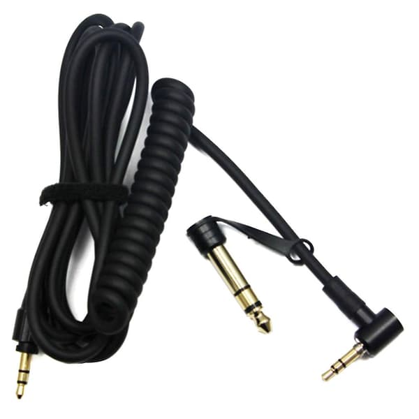Støyreduserende hodetelefonkabel kompatibel med Dr Dre Solo/ Pro/ Mixr {DB Red Red