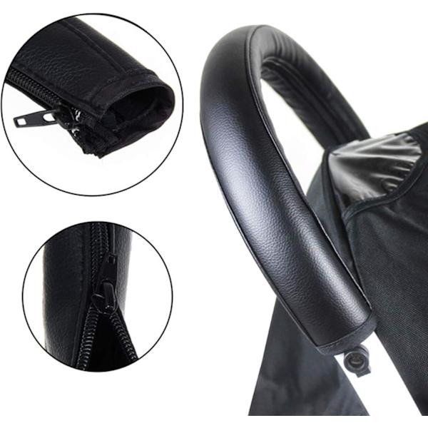 58cm Leather Handle Cover for Stroller, Stroller Handle Cover, Stroller Handle Cover, Stroller Handle Cover, Removable Armrest Handle