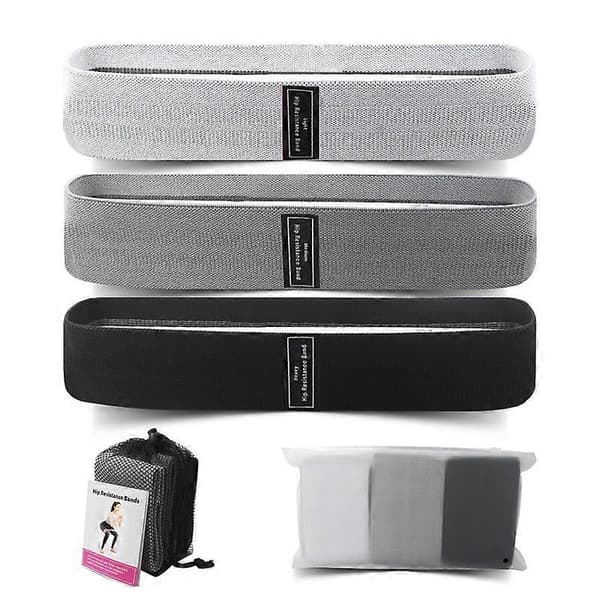 Resistance Band, Loop Stretch Band Pull Band, Level 3 Leg and Butt Ring Glute Workout Band (Dark Grey)