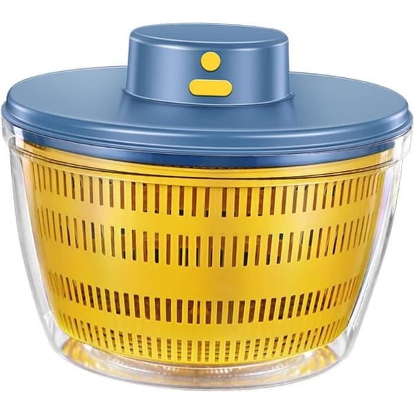 Salad Spinner - Rechargeable - Automatic - Large Capacity - Easy to Clean - Blue