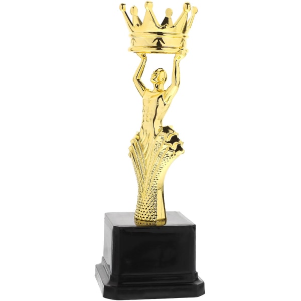 Props Gyllene Trophykoppar Trophy Award Tävlingar Gyllene Pris Trophy Plast Trophy Barn Plast Trophy Golden 19.2*5cm