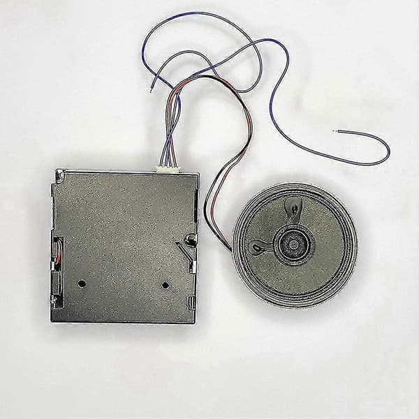 Quartz pendulum clock with black hands, with music box, battery operated, melody Mech (LGL)