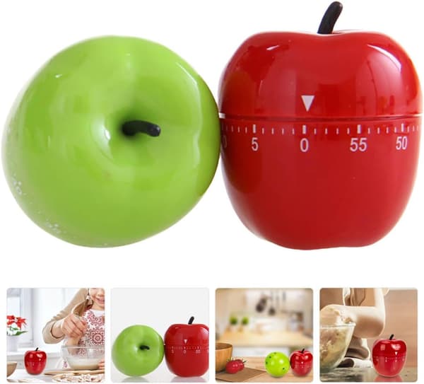 Cooking Reminder Apple Cooking Timer Kitchen Timer Hourly Kitchen Timer Mechanical Countdown