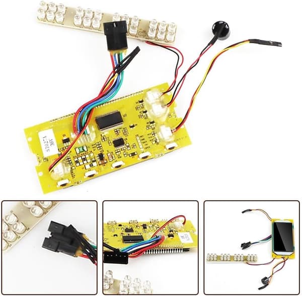 -KUGOO 8 tommers tilbehør, skjermscooter for display LED LCD-panel for elektrisk kontroll