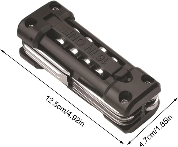 Multifunctional Combination Tool, Outdoor Camping Bicycle Motorcycle Tool KT-02, Lightweight Safety Maintenance Tool