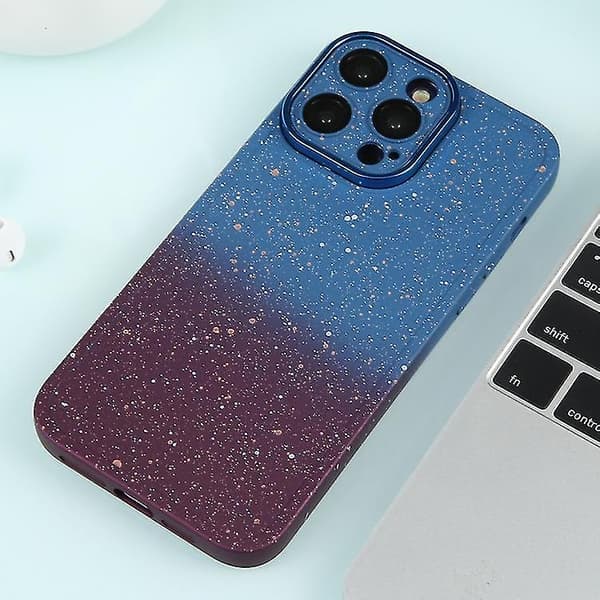 Gradient Stjerneklar Silikone Cover til iPhone 13 Pro med Linsebeskyttelse