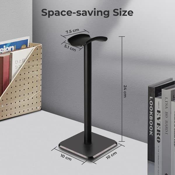 wxsp Headphone Stand [Weighted Base & Taller Height] Headset Holder, Universal Headset Hook for All Gaming Headsets/Desktops